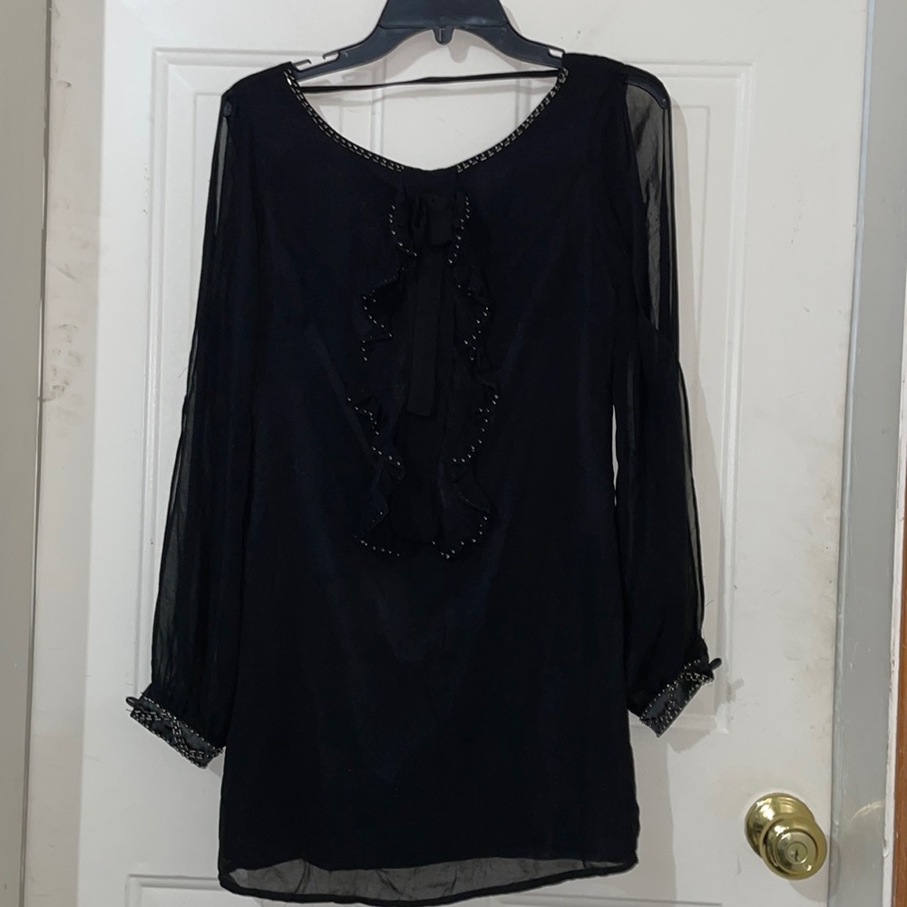 Beautiful black chiffon mini. Small